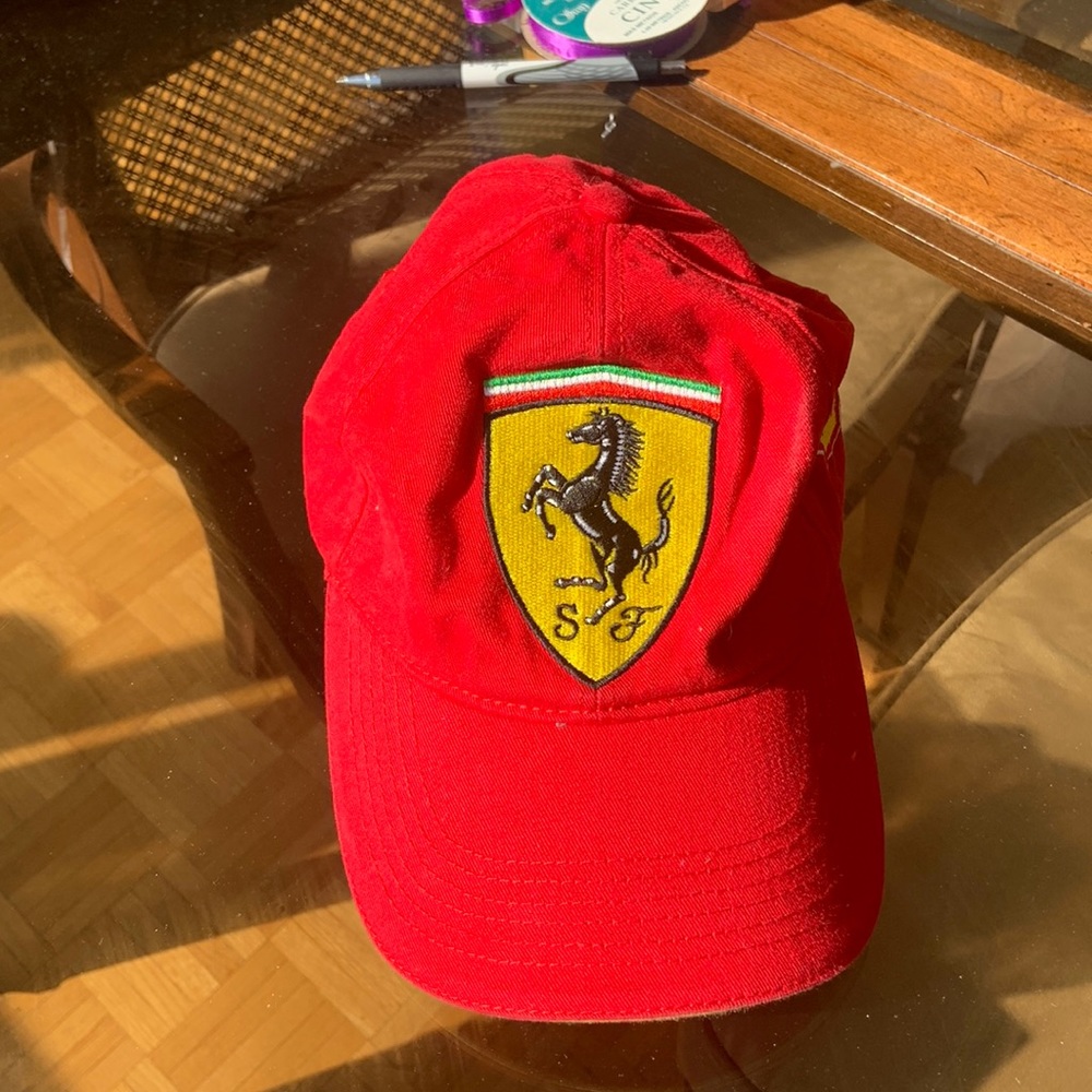 Ferrari Red Logo Hat